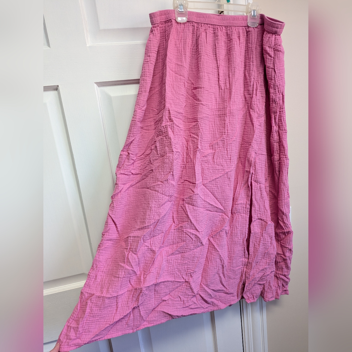 J. Crew Pink Midi Skirt
